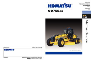 Grejderi Komatsu GD755-5 R
