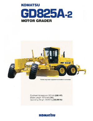 Grejderi Komatsu GD825-2 A