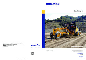 Grejderi Komatsu GD535-6