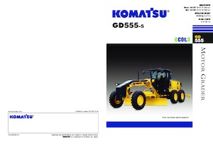 Grejderi Komatsu GD555-5