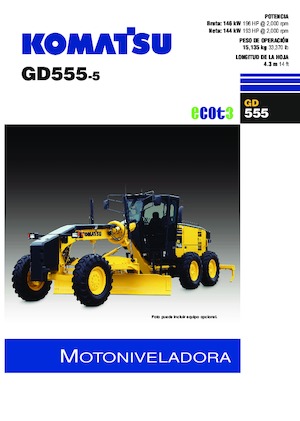 Grejderi Komatsu GD555-5