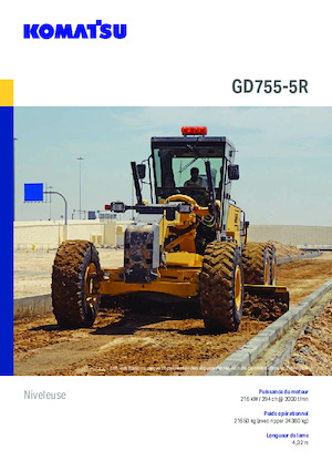 Grejderi Komatsu GD555-5