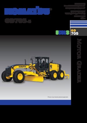 Grejderi Komatsu GD705-5
