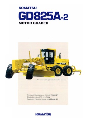 Grejderi Komatsu GD825A-2