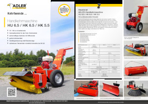 Ručno upravljane mašine za čišćenje Adler HK 5.5