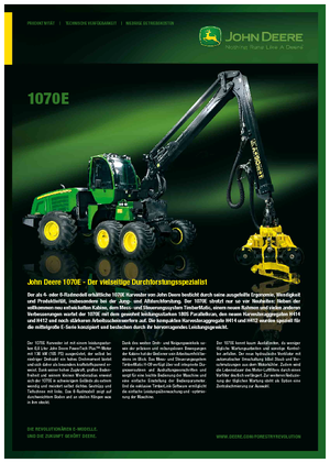 Kombajni John Deere 1070 E