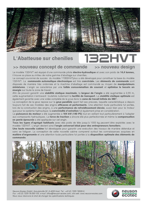 Kombajni Neuson-Ecotec 132 HVT