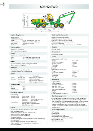 Kombajni HSM 405H4 8WD
