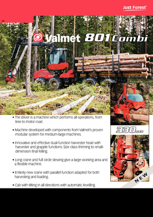 Kombajni Valmet 801 Combi