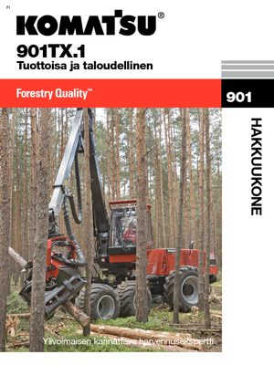 Kombajni Komatsu 901 TX