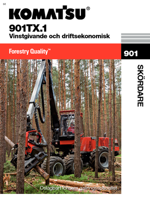 Kombajni Komatsu 901 TX