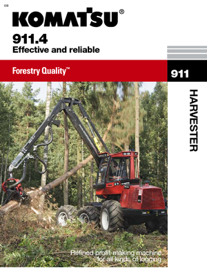 Kombajni Komatsu 911.4