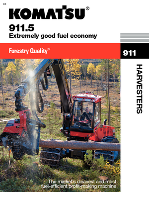 Kombajni Komatsu 911.5