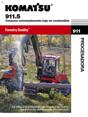 Kombajni Komatsu 911.5