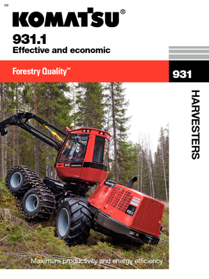 Kombajni Komatsu 931.1