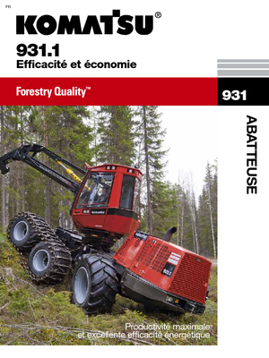 Kombajni Komatsu 931.1