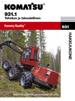 Kombajni Komatsu 931.1