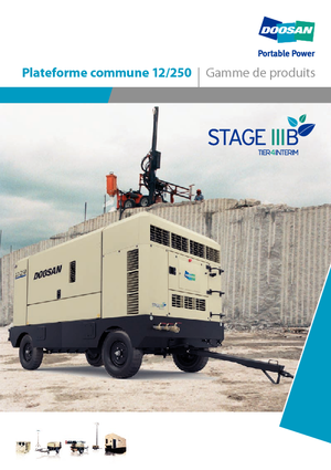 Prijenosni zračni kompresori - dizel, električni, benzinski Doosan 12/250