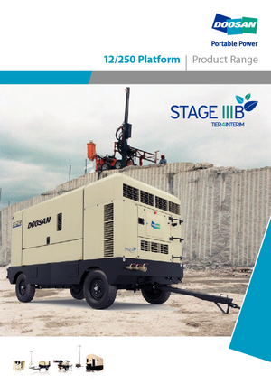 Prijenosni zračni kompresori - dizel, električni, benzinski Doosan 12/250