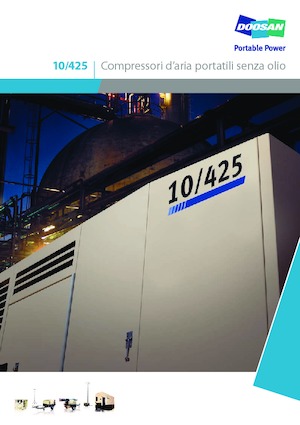 Prijenosni zračni kompresori - dizel, električni, benzinski Doosan 10/425
