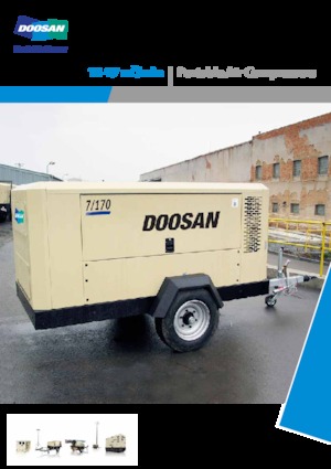 Prijenosni zračni kompresori - dizel, električni, benzinski Doosan 14/115 