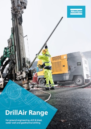 Stacionarni zračni kompresori - dizel, električni, benzinski Atlas Copco DrillAir H23