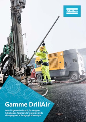Stacionarni zračni kompresori - dizel, električni, benzinski Atlas Copco DrillAir V28