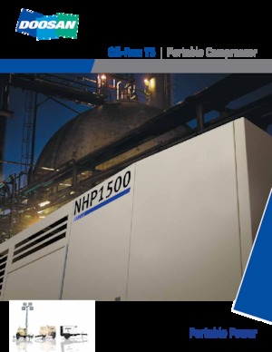 Prijenosni zračni kompresori - dizel, električni, benzinski Doosan NHP 1500 WCU 