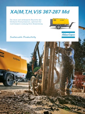 Prijenosni zračni kompresori - dizel, električni, benzinski Atlas Copco XAMS 367 MD