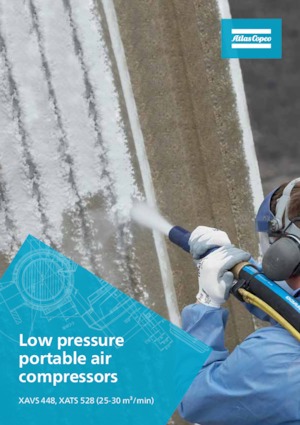 Prijenosni zračni kompresori - dizel, električni, benzinski Atlas Copco XAVS 448 SD