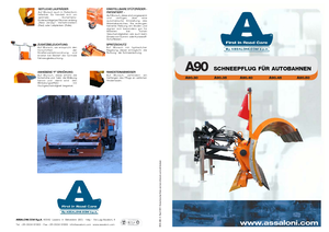 Snježni plugovi za autoceste Assaloni A 90.40*