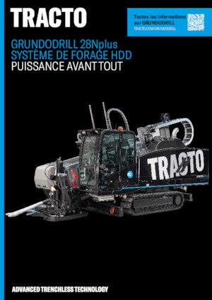 Horizontalne usmjerene bušilice TRACTO-Technik Grundodrill 28 N plus