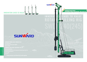Horizontalne usmjerene bušilice Sunward SWDM245