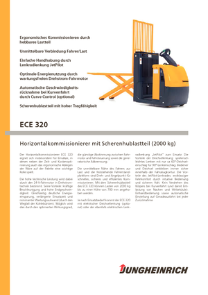Skupljači narudžbi Jungheinrich ECE 320