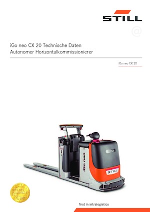 Skupljači narudžbi Still iGo neo CX 20