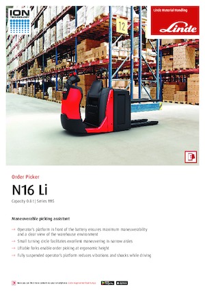 Skupljači narudžbi Linde N16Li