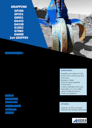 Hidr. preklopne kante Arden GA550