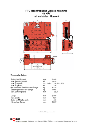 Vibro čekići PTC 48 HFV
