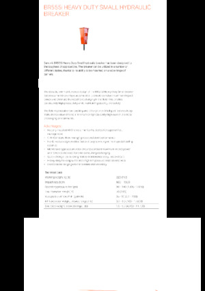 Hidraulični čekači Sandvik BR555i