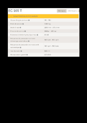 Hidraulični čekači Epiroc EC 165 T