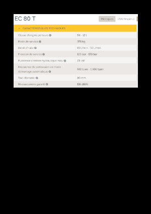 Hidraulični čekači Epiroc EC 80 T