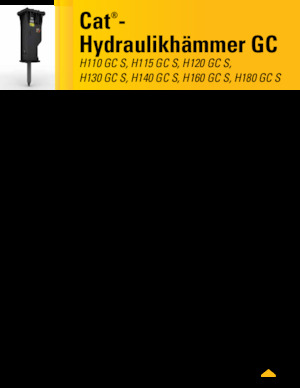 Hidraulični čekači Caterpillar H110GC S 