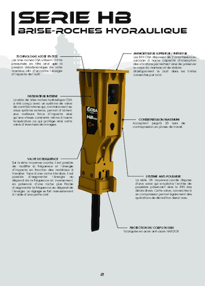Hidraulični čekači OSA Demolition Equipment HB 1500