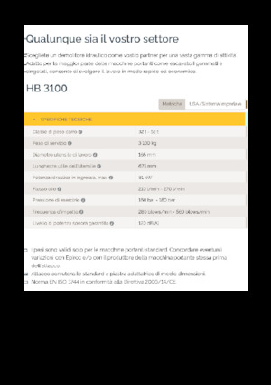 Hidraulični čekači Epiroc HB 3100