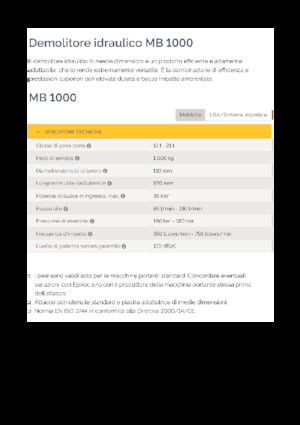 Hidraulični čekači Epiroc MB 1000