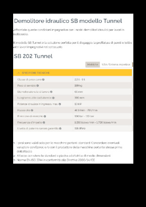 Hidraulični čekači Epiroc SB 202 T