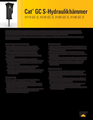 Hidraulični čekači Caterpillar H140GC S 