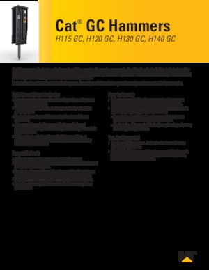 Hidraulični čekači Caterpillar H120GC