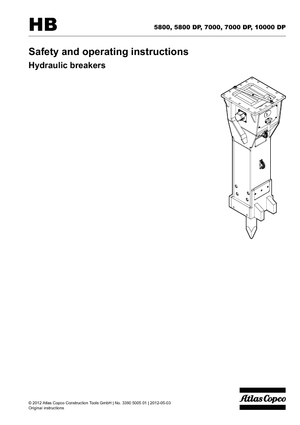 Hidraulični čekači Atlas Copco HB 7000