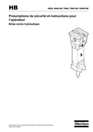 Hidraulični čekači Atlas Copco HB 7000